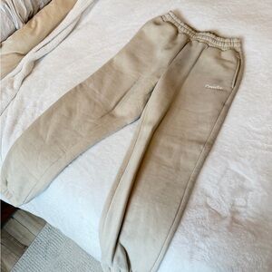 Comfrt Beige Jogger Sweatpants